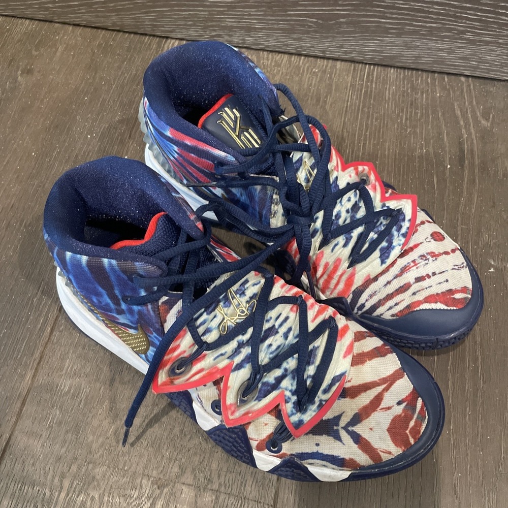 Nike Kyrie Hybrid S2 Sneakers Tie Dye "what The USA" Size 7
